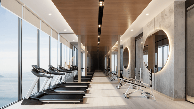 Skypark Lucean Jomtien Pattaya gym