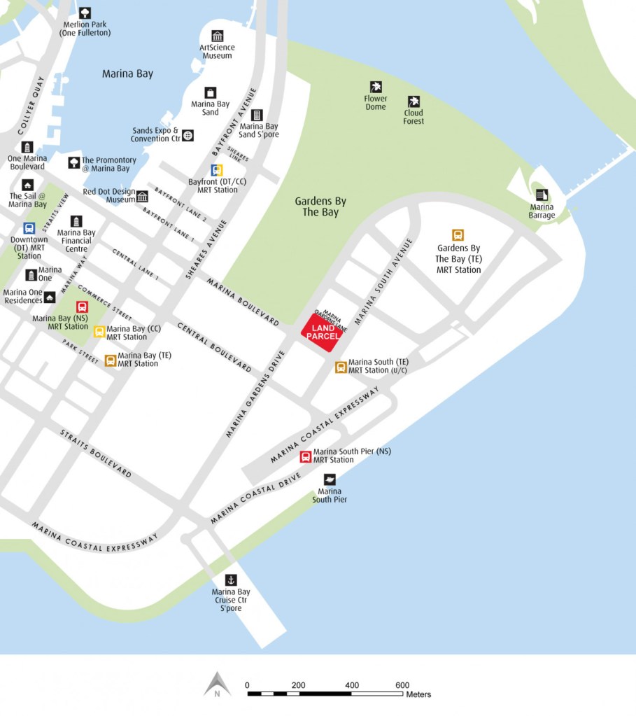 marina gardens lane location map