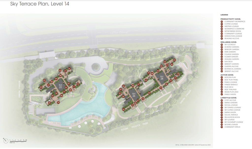 hillock green site plan level 14