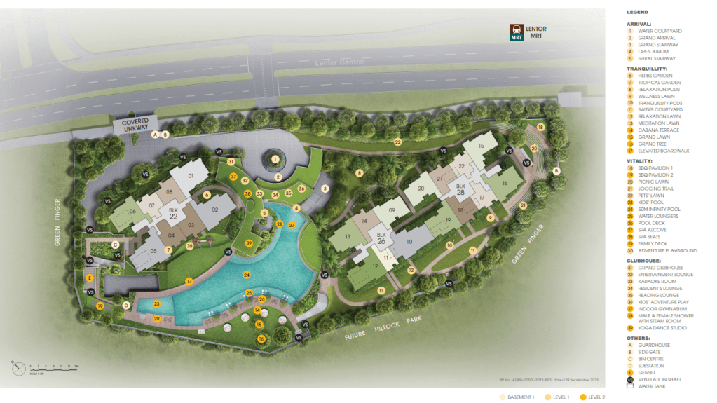 hillock green site plan