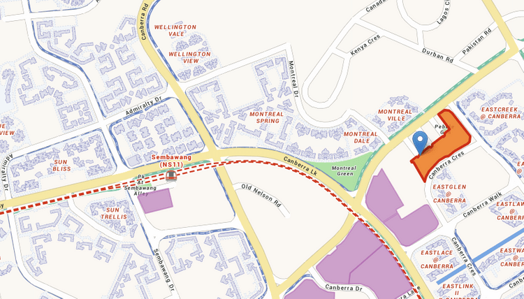 Canberra Crescent GLS site