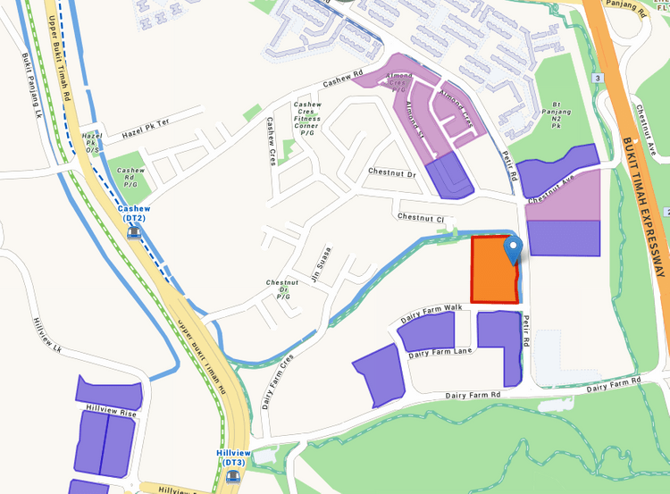 Dairy Farm Walk GLS site